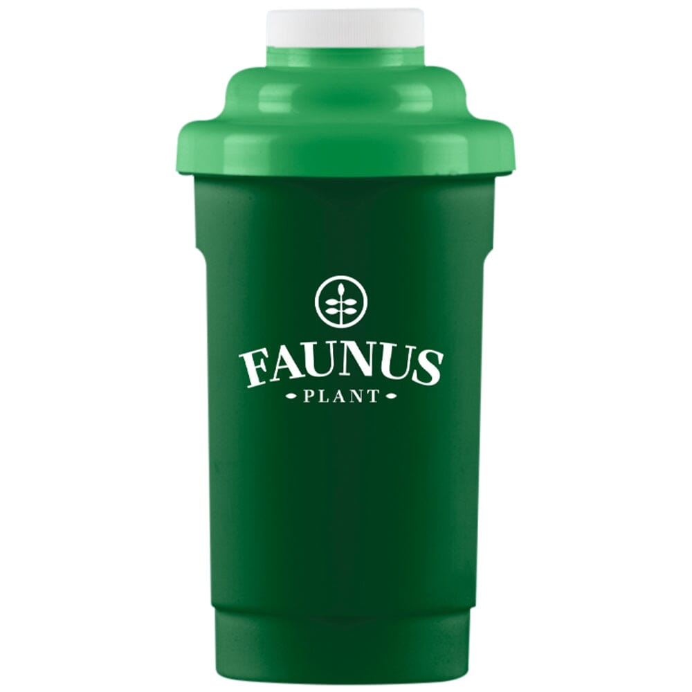 Shaker 600 ml Faunus Plant – pentru a amesteca eficient suplimentele de tip pudră Accesorii Faunus Plant