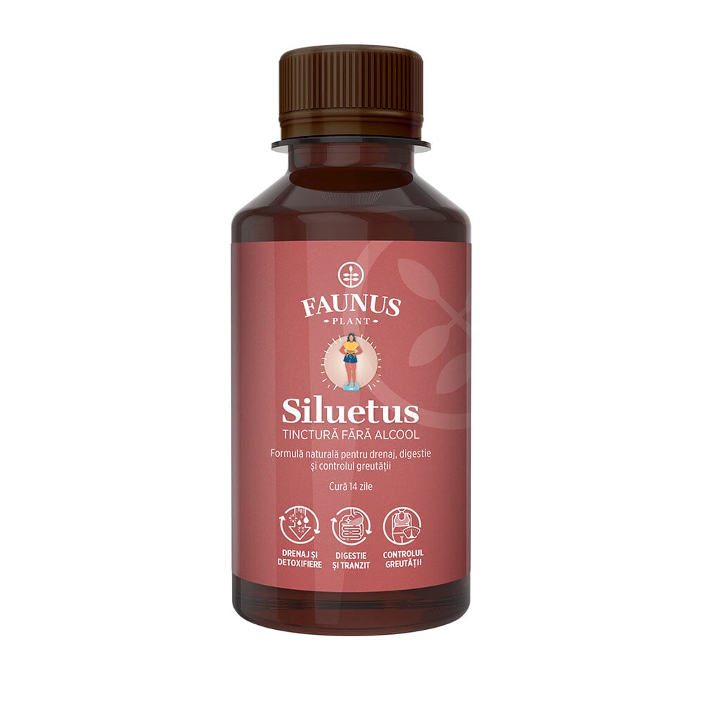 Pachet Slăbire, Silueta Ideală - Ceaiuri și tincturi pentru arderea grăsimilor, reducerea apetitului, eliminarea excesului de apă și detoxifiere Pachet Faunus Plant