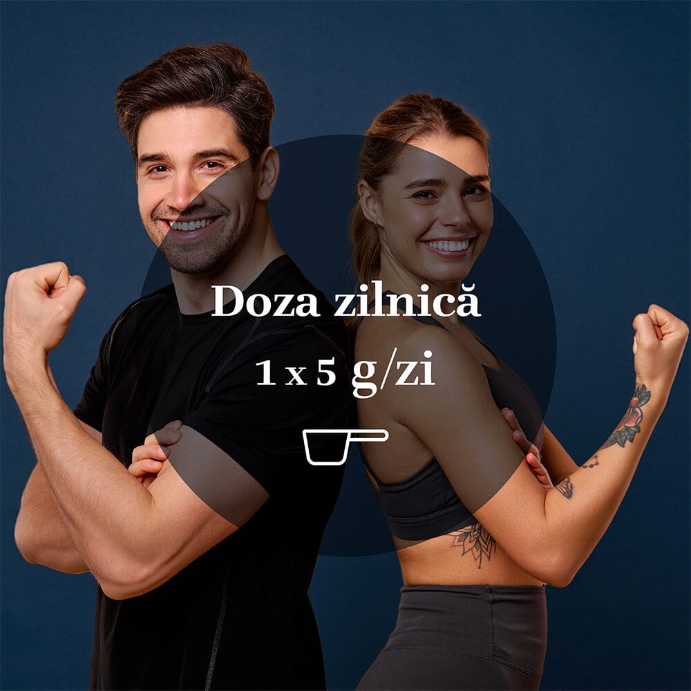 Creatină Monohidrat – Creatină pudră micronizată 200 mesh pentru performanță fizică și forță musculară. Pudră 300g Supliment alimentar Faunus Plant