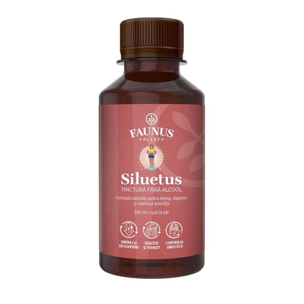 Pachet Slăbire, Silueta Ideală - Ceaiuri și tincturi pentru arderea grăsimilor, reducerea apetitului, eliminarea excesului de apă și detoxifiere Pachet Faunus Plant