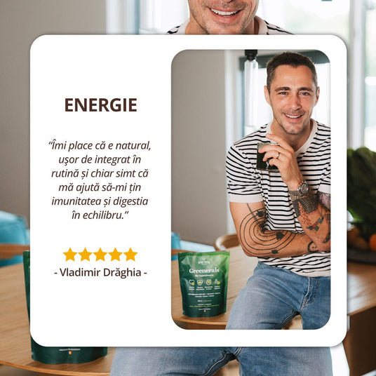 Greenerals - Amestec de superalimente naturale cu nutrienți esențiali pentru organism. Pudră 300g. Energie și vitalitate. Susține imunitatea și detoxifierea în mod natural cu un mix de verdețuri, superalimente și antioxidanți Supliment alimentar Faunus Plant