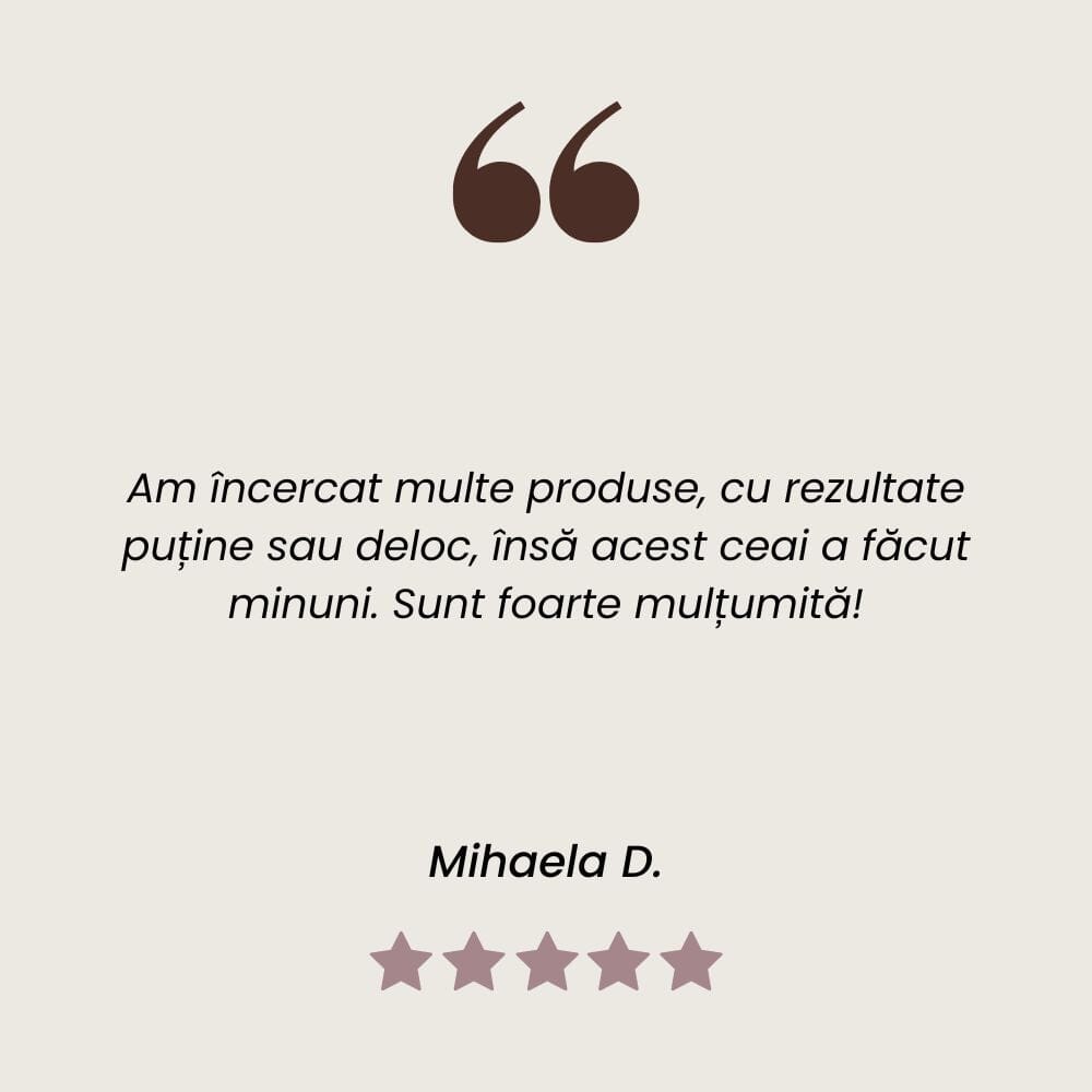 Testimonial ceai Hemorodalus pentru Hemoroizi și Fisuri Anale de la Faunus Plant