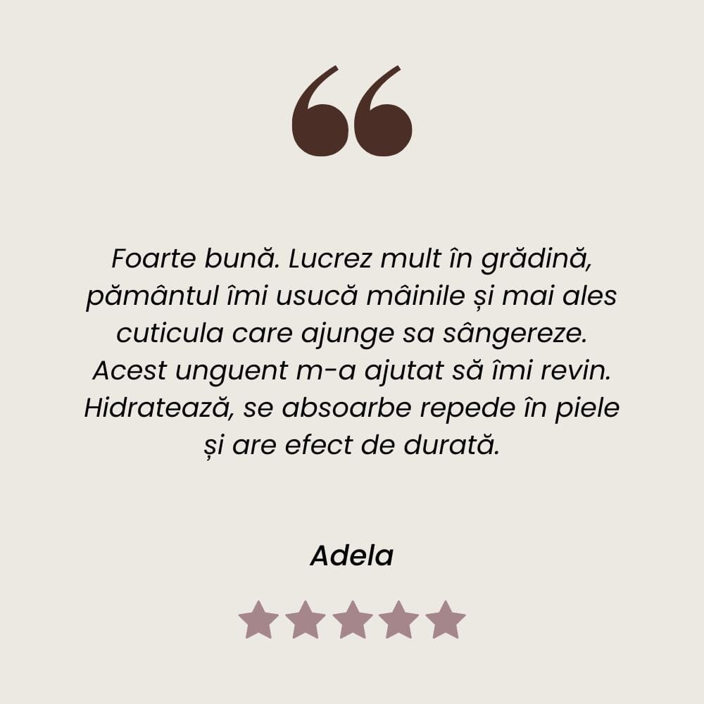 Recenzie Unguent de Gălbenele cu efect cicatrizant și regenerator de la Faunus Plant.