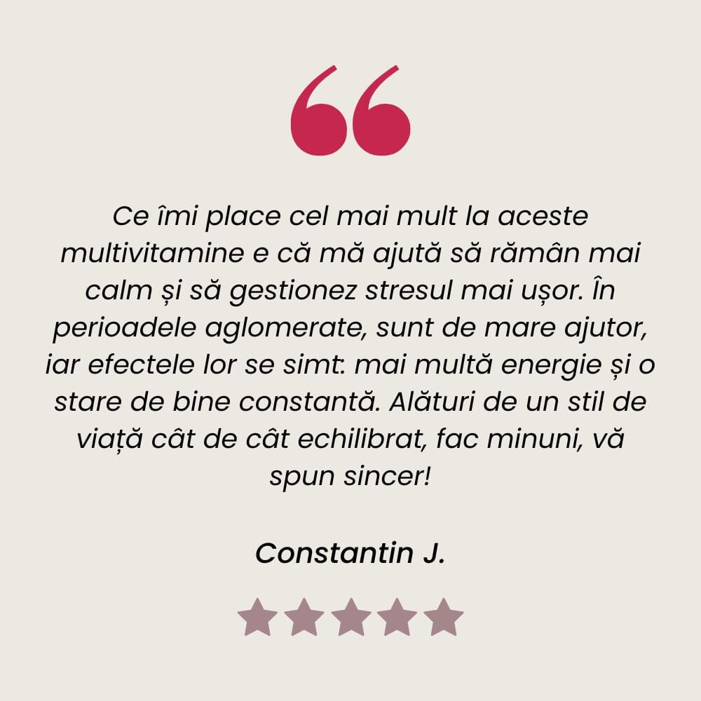 Testiminial Vitaminizantus Forte Capsule de la Faunus Plant.