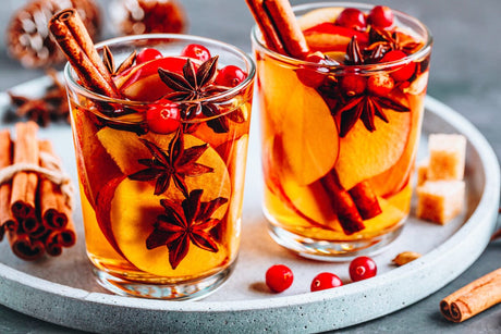 Băutură caldă de fructe de toamnă cu colagen (mulled cider)