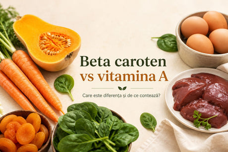 Beta-caroten vs vitamina A: diferența pe care puțini o știu și de ce contează