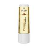 Balsam Buze Propolis 5ml. Protejeazǎ şi hidrateazǎ intens buzele crǎpate. Extractul de gǎlbenele şi vitamina E regenerează pielea uscată. Protejează împotriva efectelor factorilor externi Balsam buze Faunus Plant 