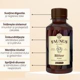 Bitter 30 plante - Tinctură fără alcool. Flacon 200ml. Formulă specială din 30 de plante medicinale cu efect tonic digestiv, tonifiant general si vitaminizant Tinctura Compusa Faunus Plant 