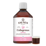 Colagenus Frumusețe - Colagen lichid hidrolizat cu acid hialuronic și biotină. Flacon 500ml. Susține sănătatea și frumusețea pielii, unghiilor și părului. Reduce ridurile și căderea părului. Întărește unghiile Supliment alimentar Faunus Plant 