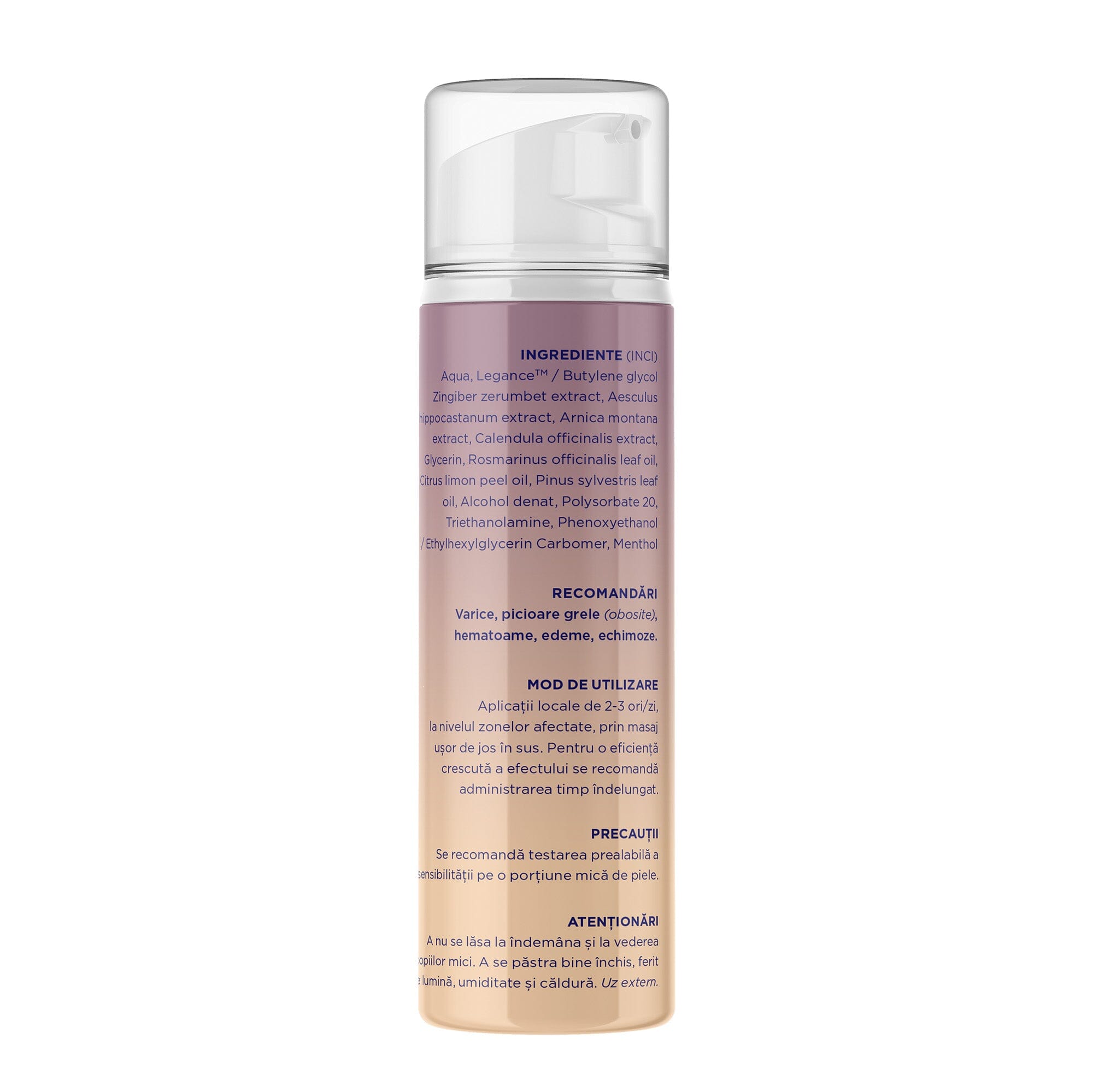 Veinosan - Gel. Tub 150 ml - Extracte naturale concentrate din plante medicinale și Legance™ pentru picioare obosite, ameliorarea venelor păianjen și a varicelor Gel Faunus Plant 