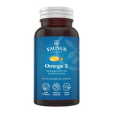Omega 3 – Formulă concentrată în acizi grași îmbogățită cu vitamina E, susține funcția normală a inimii, a creierului și a vederii. Flacon 60 capsule Supliment alimentar Faunus Plant 
