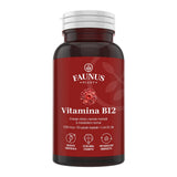 Vitamina B12 1000 mcg – Capsule pentru metabolismul energetic normal, funcționarea sistemului nervos, reducerea oboselii. Flacon 30 capsule Supliment alimentar Faunus Plant 