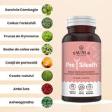 ProSilueth Capsule - Formulă unică pentru cura de slăbire, plante medicinale cu acțiune dovedită pentru accelerarea metabolismului, arderea grăsimilor, reducerea apetitului și detoxifierea organismului - 90 capsule Supliment alimentar Faunus Plant 