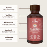 Siluetus - Tinctură fără alcool. Flacon 200ml. Formulǎ unică naturalǎ din 9 plante medicinale pentru reducerea greutății, arderea grăsimilor și detoxifiere Tinctura Compusa Faunus Plant 