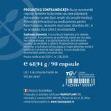 ‍Magneziu L-Treonat Magtein® – Formulă complexă de magneziu antistres și oboseală. Flacon 90 capsule Supliment alimentar Faunus Plant 
