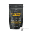 Colagenus Creatine Boost – Colagen pudră cu acid hialuronic și creatină. Colagen tip 1 și 3 pentru masa musculară, articulații sănătoase și piele hidratată. Pudră 457g Supliment alimentar Faunus Plant 