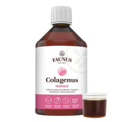 Colagenus Frumusețe - Colagen lichid hidrolizat cu acid hialuronic și biotină. Flacon 500ml. Susține sănătatea și frumusețea pielii, unghiilor și părului. Reduce ridurile și căderea părului. Întărește unghiile Supliment alimentar Faunus Plant 
