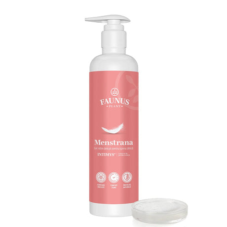 Menstrana Gel Intim 250 ml. Îngrijire delicată, hidratare și confort zilnic pentru zona intimă Gel Faunus Plant 