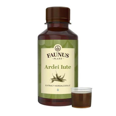 Ardei Iute - Tinctură. Flacon 200ml. Extract hidroalcoolic concentrat din plante medicinale pentru funcționarea normală a digestiei Tinctura Simpla Faunus Plant 