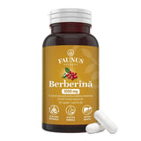 Pachet 2+1 Gratis Berberină 1000mg / 2 capsule. Echilibru metabolic, susținerea nivelului normal al glucozei, colesterolului și trigliceridelor Pachet Faunus Plant 