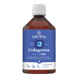 Colagenus Articulații Forte - Colagen lichid concentrat, 12.000mg colagen tip 1 și 40mg colagen tip 2. Flacon 500ml. Susține sănătatea articulațiilor, reducerea inflamațiilor și durerii reumatice, refacerea mușchilor și ligamentelor Supliment alimentar Faunus Plant 