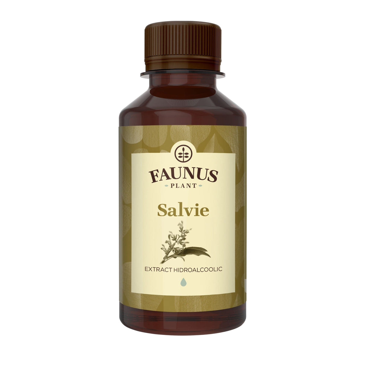 Salvie - Tinctură. Flacon 200ml. Extract Extract hidroalcoolic concentrat din frunze de salvie pentru echilibru hormonal și sistem digestiv sănătos Tinctura Simpla Faunus Plant 