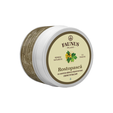 Rostopască - Unguent 50ml. Extract din rostopască cu ceară de albine și rășină de brad cu efect cicatrizant Unguent Faunus Plant 