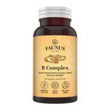 Vitamina B Complex – Capsule pentru metabolism energetic, sistem nervos și imunitate. Flacon 30 capsule Supliment alimentar Faunus Plant 