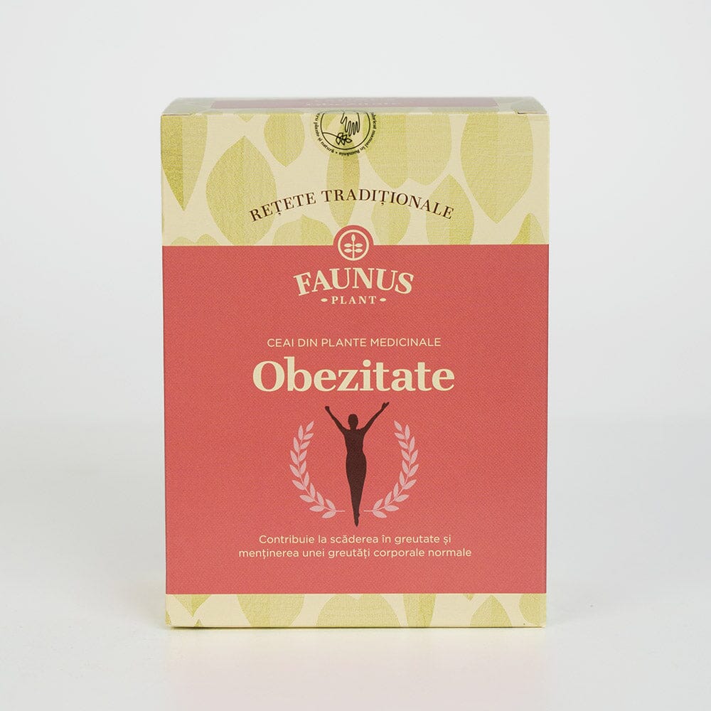 Rețete Tradiționale, Ceai - Obezitate 180g. Amestec plante medicinale pentru slăbire și menţinerea unei greutăţi corporale normale Ceai Faunus Plant 
