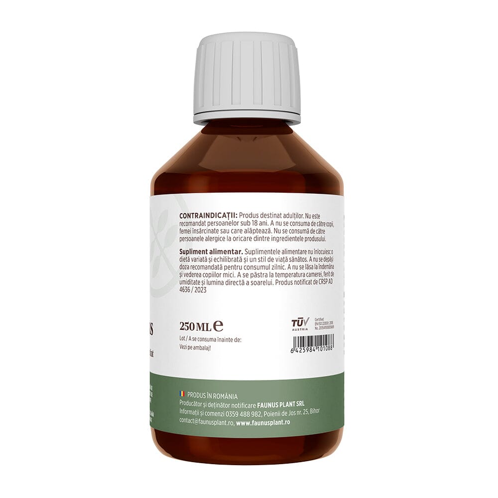 Colagenus - Colagen lichid hidrolizat. Flacon 250ml. Susține sănătatea articulațiilor, pielii, părului și unghiilor Supliment alimentar Faunus Plant 