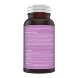 Flaconul de Folicalis fotografiat din lateral stânga, pe fundal alb, cu detalii despre ingrediente, administrare și beneficii.