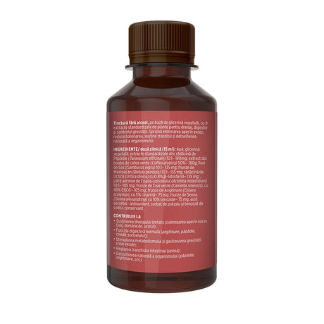 Siluetus - Tinctură fără alcool. Flacon 200ml. Formulǎ unică naturalǎ din 9 plante medicinale pentru reducerea greutății, arderea grăsimilor și detoxifiere Tinctura Compusa Faunus Plant 