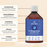 Pachet 2+1 Gratis Colagenus Articulații Forte pentru mobilitate, confort și articulații sănătoase. 12.000mg colagen tip 1 și 40mg colagen tip 2. Pachet Faunus Plant 