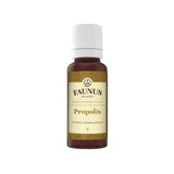 Tinctură de Propolis 20ml de la Faunus Plant, într-un flacon brun cu etichetă aurie. Un produs destinat susținerii sistemului imunitar și protecției organismului.