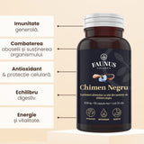 Ulei de Chimen Negru - Extract Standardizat 500 mg pentru imunitate, digestie și mobilitate. Flacon 90 capsule Supliment alimentar Faunus Plant 