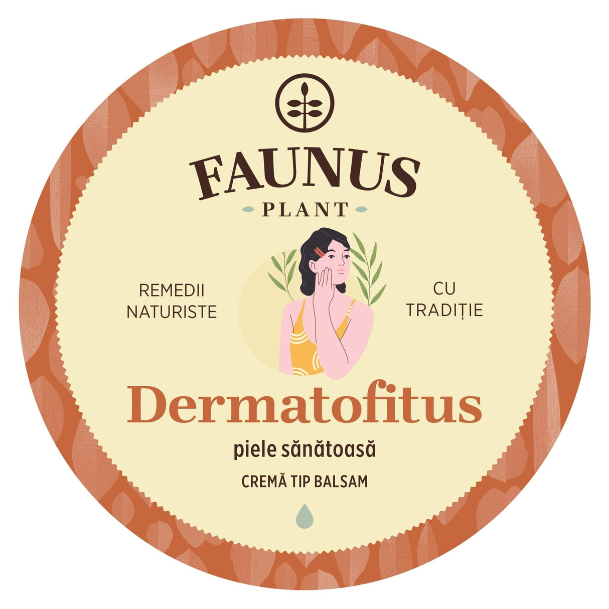 Dermatofitus - Unguent 100ml. Extract din plante medicinale cu ceară de albine și rășină de brad pentru vindecarea pielii, cu efect cicatrizant Unguent Faunus Plant 