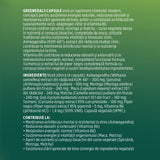 Greenerals Capsule – Antioxidanți și nutrienți din plante verzi pentru energie, vitalitate, liniște mentală și echilibru. Flacon 120 capsule Supliment alimentar Faunus Plant 