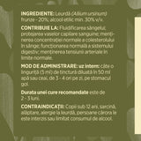 Leurdă - Tinctură. Flacon 200ml. Extract hidroalcoolic concentrat din frunze de leurda pentru curățarea sângelui, cu efect hipotensiv Tinctura Simpla Faunus Plant 