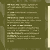 Tătăneasă - Tinctură. Flacon 200ml. Extract hidroalcoolic concentrat din rădăcină de tătăneasă pentru dureri articulare, contuzii și luxații Tinctura Simpla Faunus Plant 