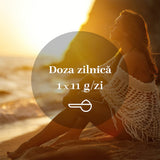 Colagenus Sun Glow – Colagen pudră pentru bronz uniform, piele radiantă și luminoasă. 10.000mg colagen, Vitamina C + E, zinc, cupru și acid hialuronic. Pudră 330g Pudra Faunus Plant 