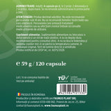 Greenerals Capsule – Antioxidanți și nutrienți din plante verzi pentru energie, vitalitate, liniște mentală și echilibru. Flacon 120 capsule Supliment alimentar Faunus Plant 