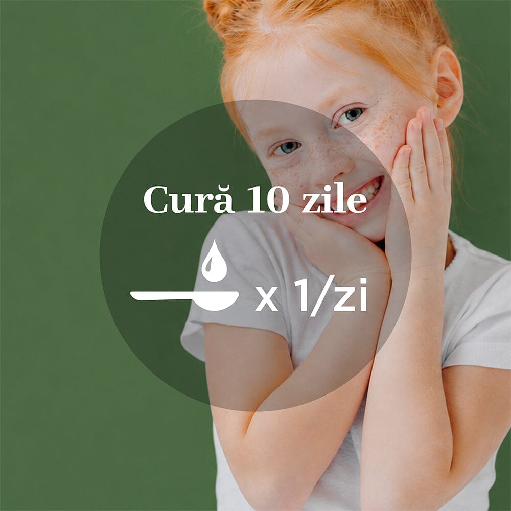Helmio Copii – Sirop blând din plante medicinale și prebiotic pentru digestie și echilibru intestinal. Flacon 200 ml Sirop Faunus Plant 