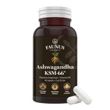 Ashwagandha KSM-66®. Formulă adaptogenă premium pentru echilibru nervos, stres cotidian și energie. Flacon 60 capsule Supliment alimentar Faunus Plant 