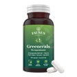 Greenerals Capsule – Antioxidanți și nutrienți din plante verzi pentru energie, vitalitate, liniște mentală și echilibru. Flacon 120 capsule Superalimente Faunus Plant 