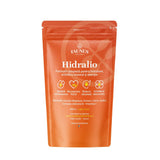 Hidralio de la Faunus Plant. Ambalaj față pe fundal alb.  Vizibil pe etichetă este logo Faunus Plant, denumire produs, beneficii și ingrediente principale, cură și faptul că este produs în România.