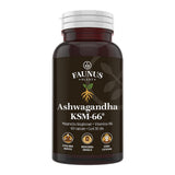 Ashwagandha KSM-66®. Formulă adaptogenă premium pentru echilibru nervos, stres cotidian și energie. Flacon 60 capsule Supliment alimentar Faunus Plant 