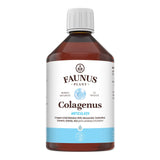 Sticlă Colagenus Articulații 500ml de la Faunus Plant din față pe fundal alb