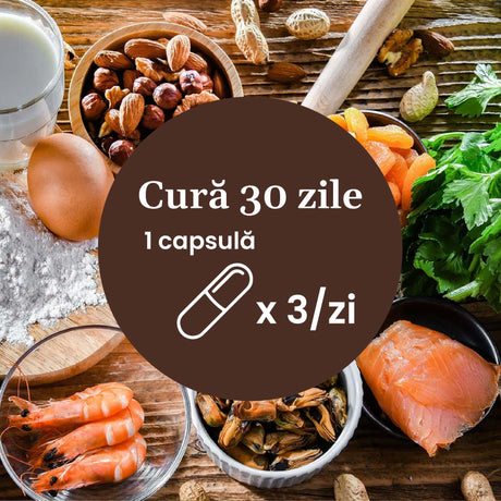 Imagine cu patru simboluri de calitate asociate produselor Faunus Plant: "Fabricat manual în România", "Produs românesc" cu drapelul României, "100% Natural" cu o frunză verde, și certificarea "TÜV Austria EN ISO 22000:2018", care subliniază angajamentul față de produse naturale, fabricate local, și respectarea standardelor internaționale de calitate.