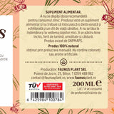 Cǎtină cu Miere si Propolis - Sirop. Flacon 200 ml. Efect vitaminizant, energizant, pentru imunitate scăzută, gripe și viroze Sirop cu miere Faunus Plant 