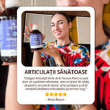 Colagenus Articulații Forte - Colagen lichid concentrat, 12.000mg colagen tip 1 și 40mg colagen tip 2. Flacon 500ml. Susține sănătatea articulațiilor, reducerea inflamațiilor și durerii reumatice, refacerea mușchilor și ligamentelor Supliment alimentar Faunus Plant 